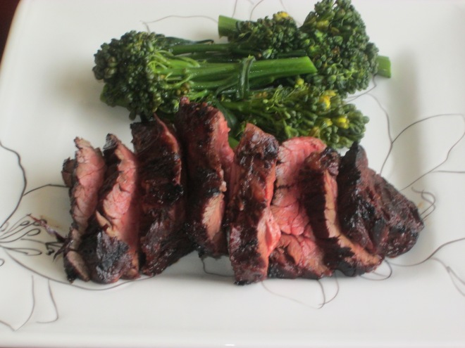 Hanger Steak with Broccolette  